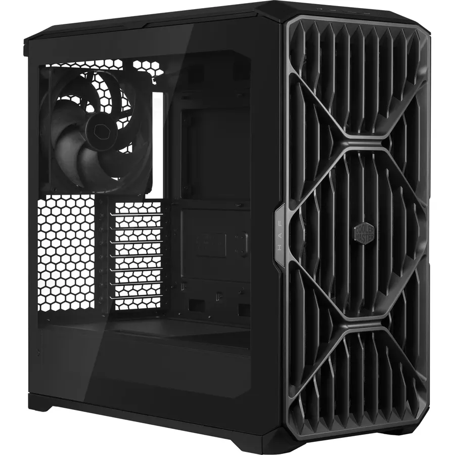 Cooler Master HAF II 500 ATX PC Case, High Airflow Dual 220mm + 180mm Fans