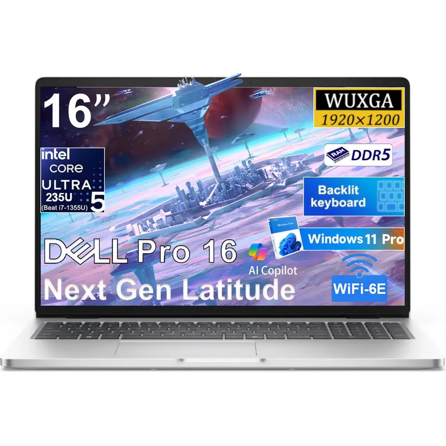 Dell Pro 16 (Next-gen Latitude 5550) Business Laptop AI PC Ultra5 235U-W11P