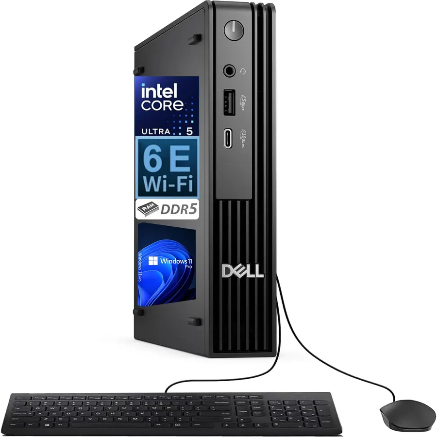 Dell Pro Micro Desktop Computer Intel Core Ultra5 235T