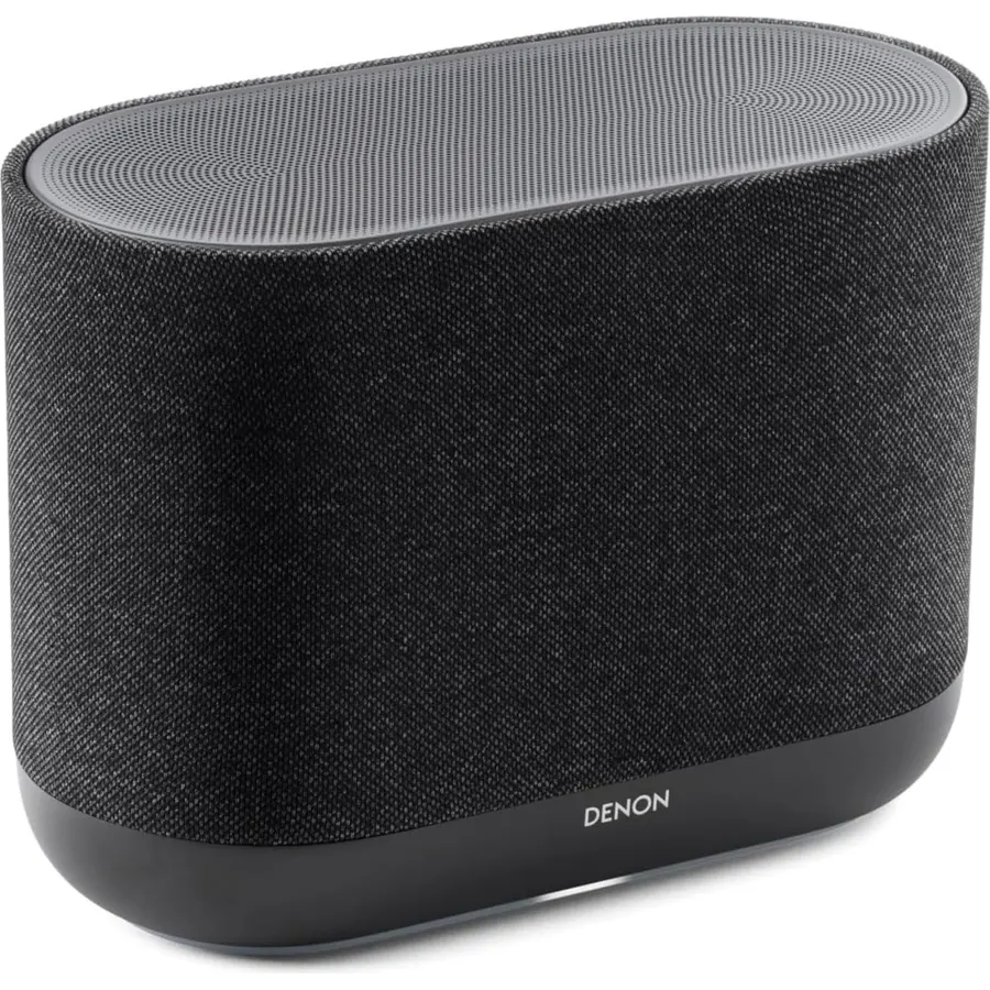 Denon Home 400 Speaker, Wireless Smart Speaker with Stereo Sound, Charcoal