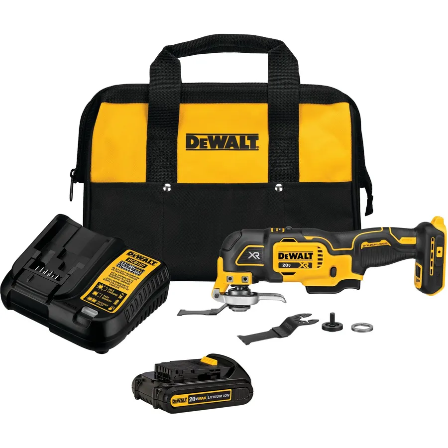 DEWALT DCS355C1 20V Max XR Brushless Oscillating Tool Kit
