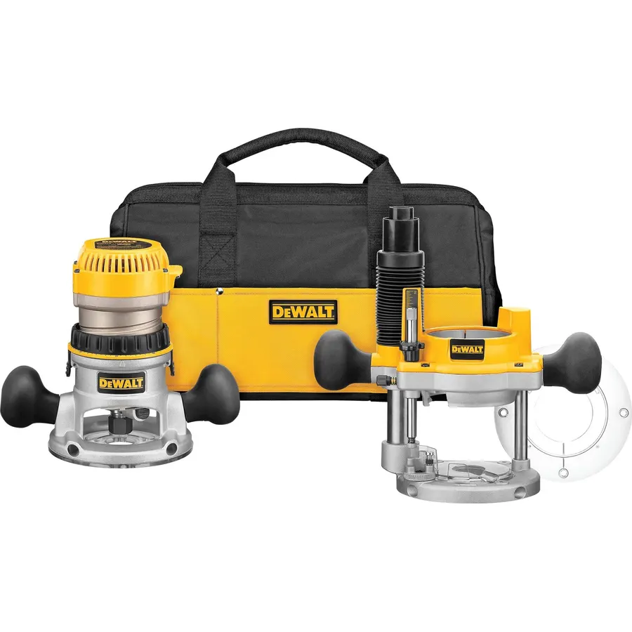 DEWALT Router, Fixed Base, 12-Amp, 24,000 RPM Variable Speed Trigger, 2-1/4HP, Corded (DW618)