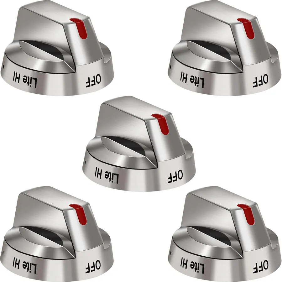 DG64-00473A Gas Stove Control Knob Replacement Compatible with Samsung 5pcs