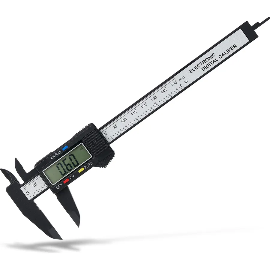 Digital Caliper, Adoric Calipers 0-6 Inch, Inch/mm Conversion, Large LCD