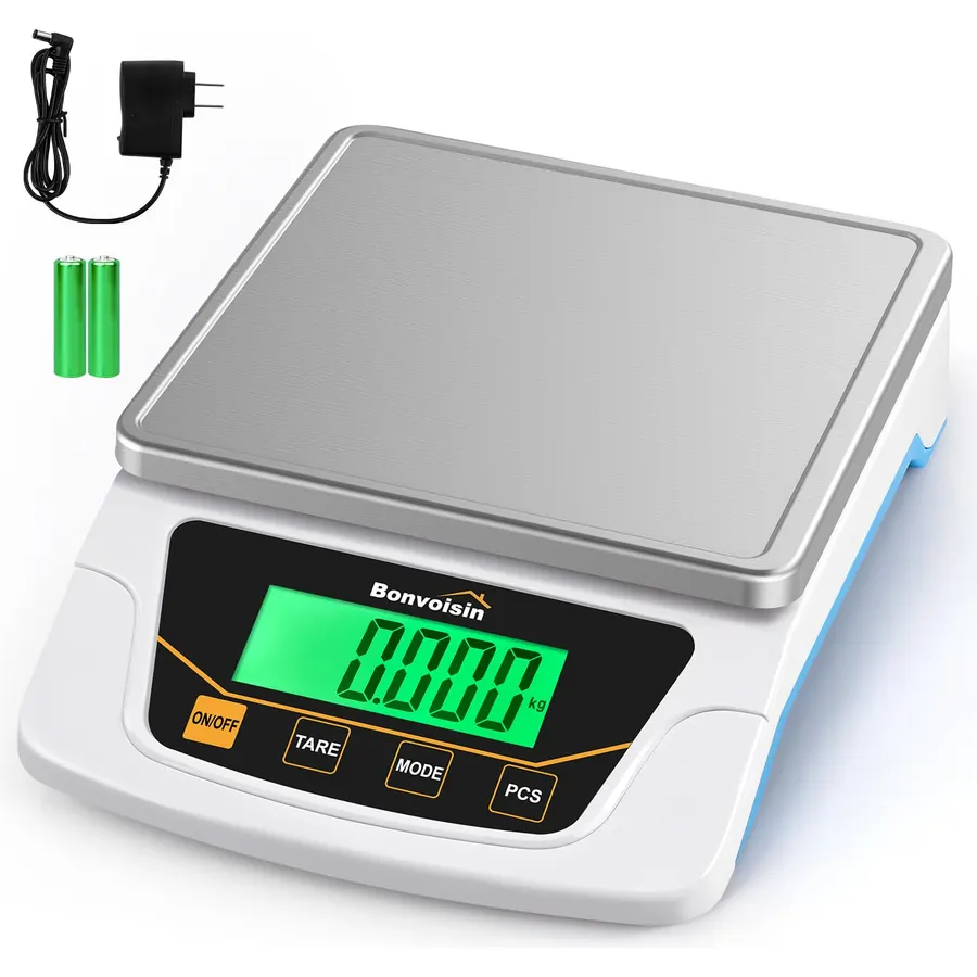 Digital Gram Scale 6000g x 0.1g Lab Scale with 6 Units