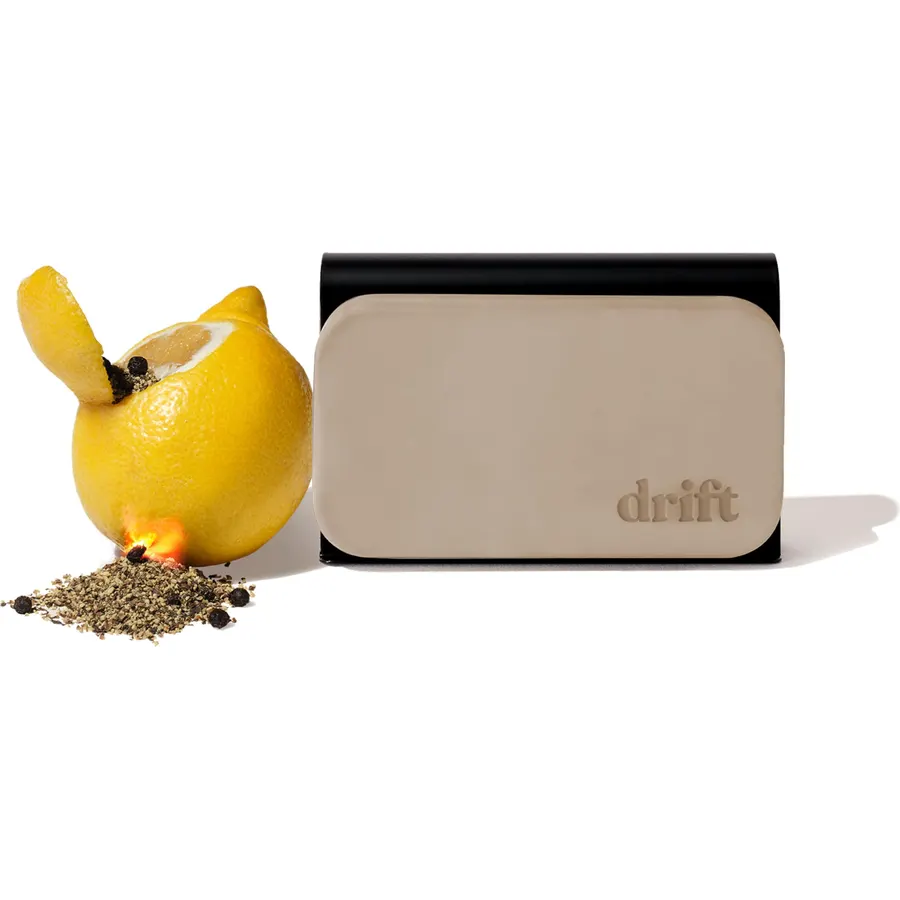 Drift Car Air Freshener - The Original Stone Air Freshener - Car Odor Eliminator - Long Lasting Scent - Metal Clip - Essential Oils - Clean Ingredients - John Wick Scent Starter Kit