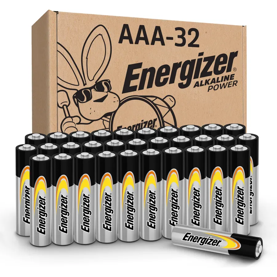 Energizer Alkaline Power AAA Batteries (32 Pack), Long-Lasting