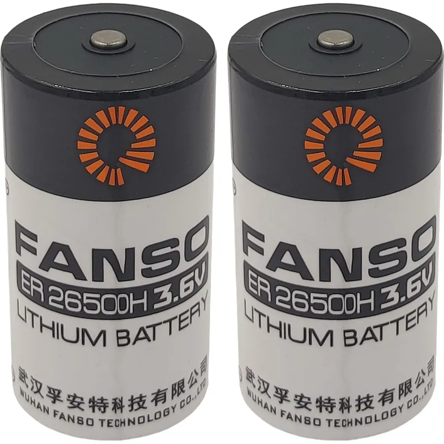 (2 Counts) ER26500H 3.6V 8500mAh Size C Lithium Battery Replacement for FANSO ER26500 Battery for Automobile Tire Pressure Monitor, Electricity Meter Batteies