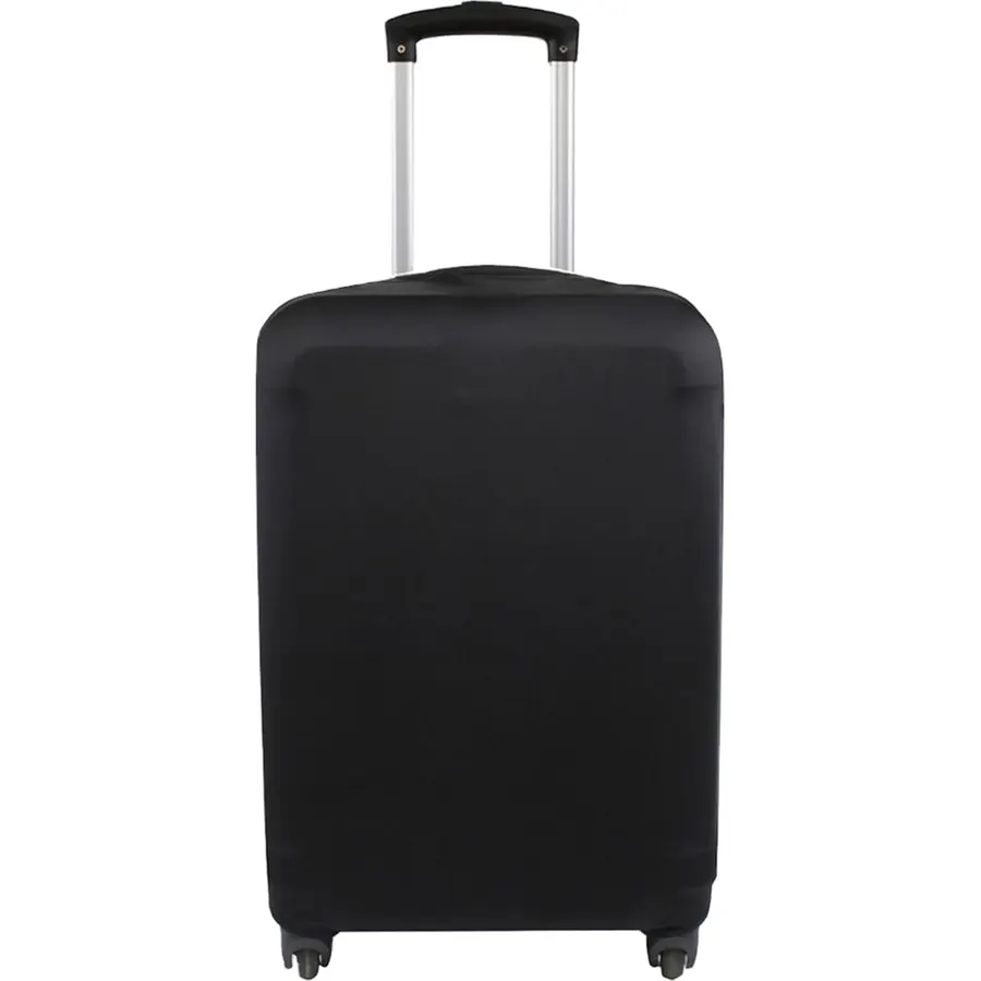 Explore Land Travel Luggage Cover Fits 18-22 inch Case (Black, S)