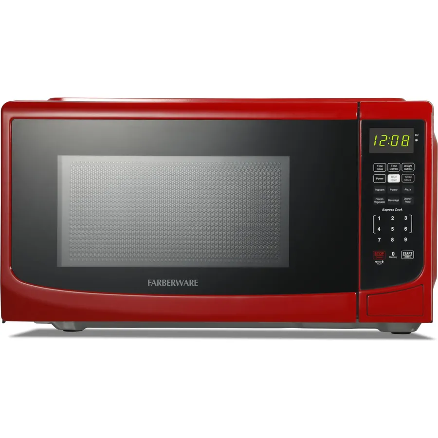 Farberware 1.7 Cu. Ft. Over-the-Range Microwave Oven – 1000 Watts Power, Auto Cook Settings, Defrost, Easy Clean and Child Safety Lock - Black
