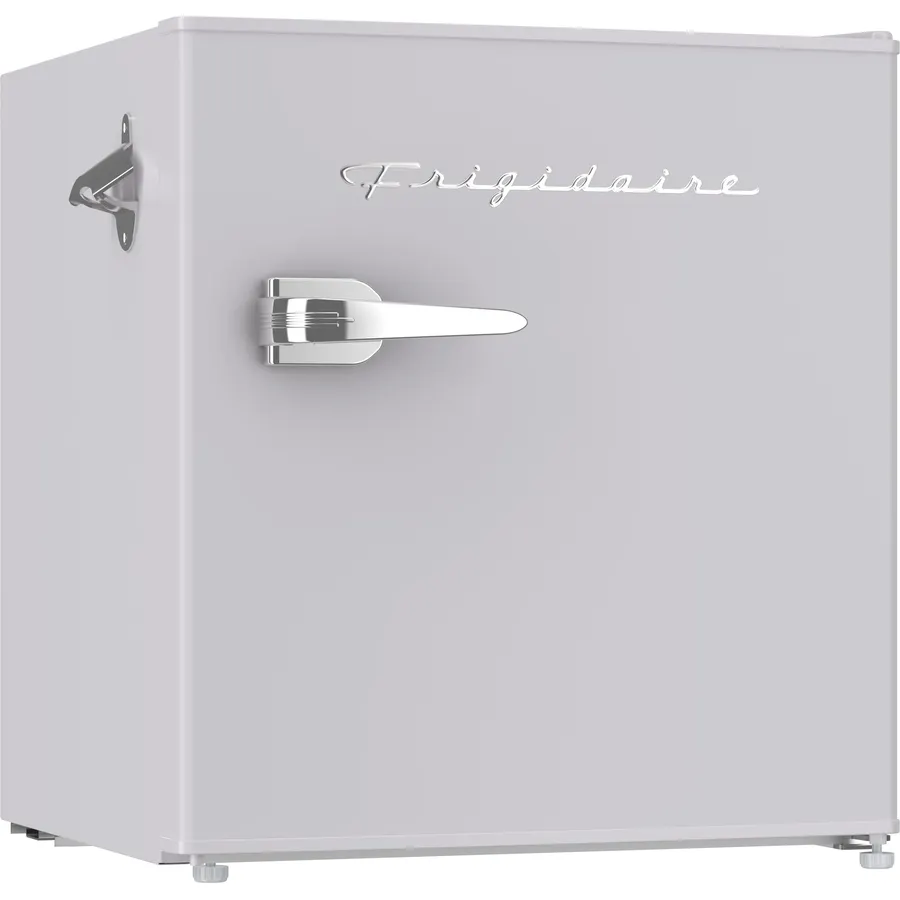 Frigidaire EFR176-CORAL 1.6 cu ft Coral Retro Fridge with Side Bottle Opener. for The Office, Dorm Room or Cabin