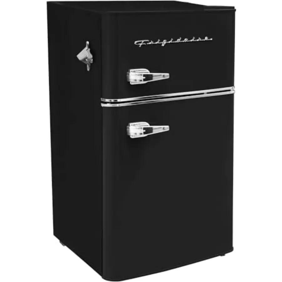 Frigidaire EFR840 Retro Mini Fridge with Freezer & Side Bottle Opener - Small 2 Door Refrigerator for Office Bar or College Dorm Room - 3.2 Cu Ft, Mint