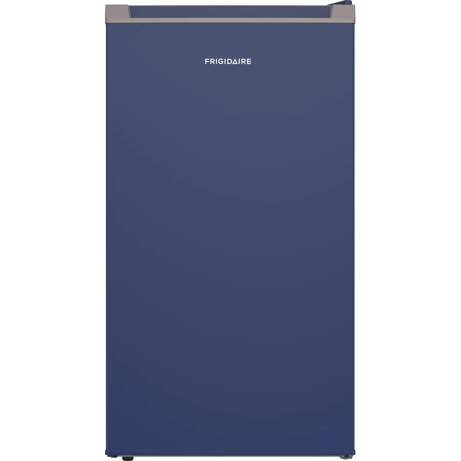 Frigidaire Mini Refrigerator, Compact Freezer Compartment, Adjustable Thermostat Control, Reversible Door, Contemporary Series, 4.5 cu ft, Blue
