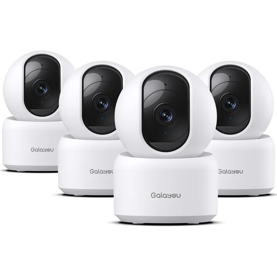 GALAYOU 5G&2.4G Dual-Band Indoor Cameras for Home Security in 2K, G2 4Pack