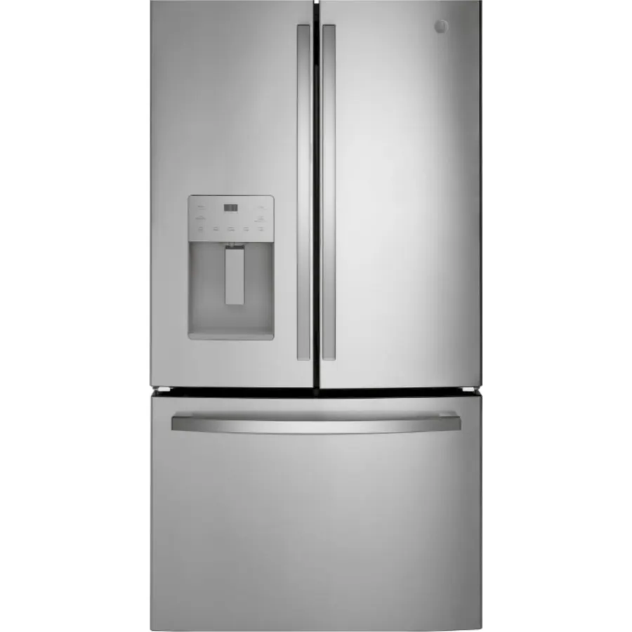 GE 23.7 cu. ft. French Door Refrigerator in Fingerprint Resistant Stainless, Standard Depth GFE24JYKFS