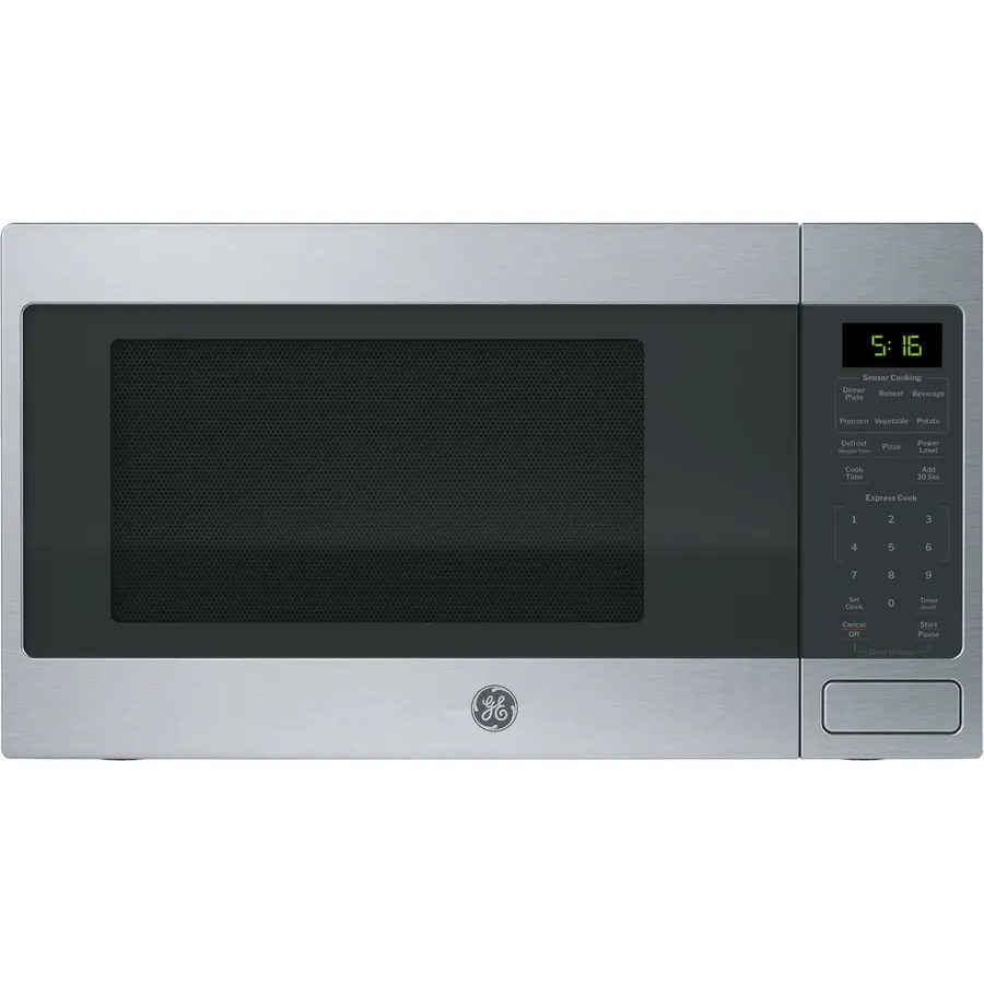 GE Countertop Microwave Oven, 950 Watt, 1.1 Cu. Ft., Stainless Steel