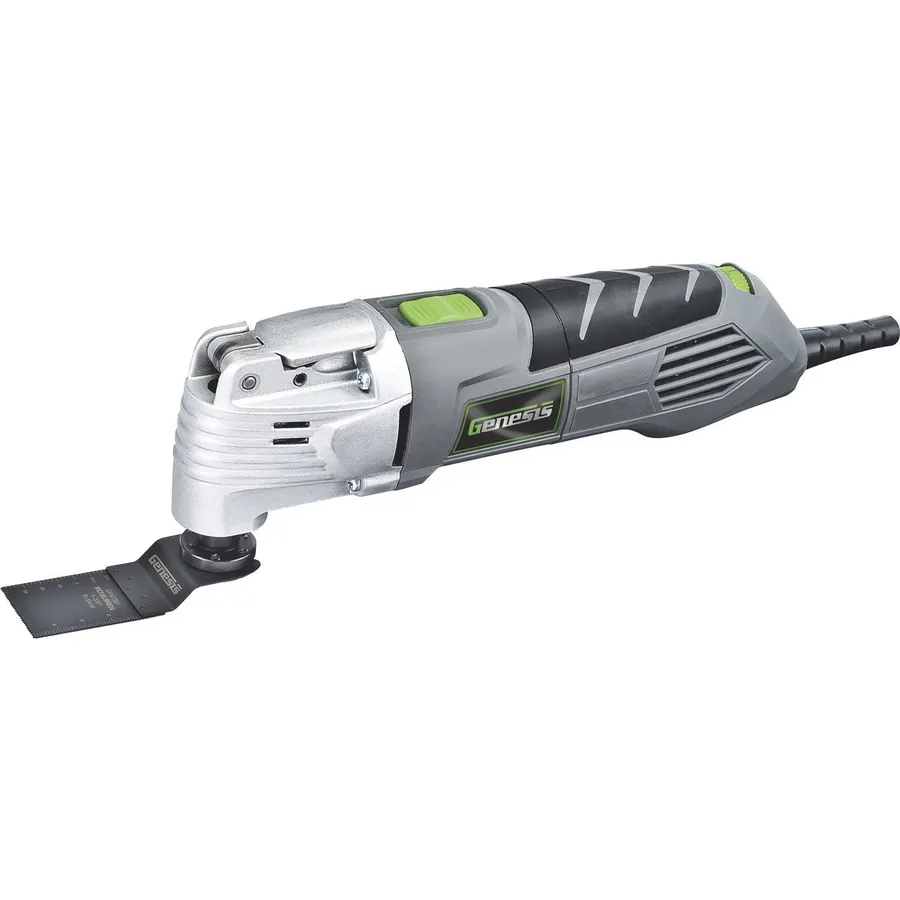 Genesis GMT25T 2.5-Amp Variable Speed Oscillating Tool with Tool-less Blade Change 17-Piece Accessory Set and 2 Year Warranty