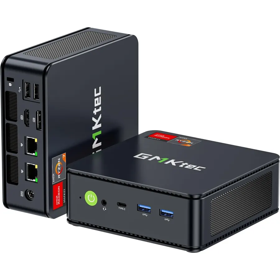 GMKtec M5S Gaming PC Mini Desktop Computer Ryzen 5400U 16GB DDR4 512GB SSD