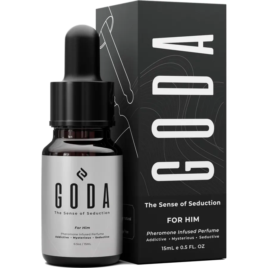 GODA Pheromones Cologne for Men Infused with Real Pheromones – Citrus and Lavender Scent – Sophisticated Fragrance for Confidence and Presence – Perfume for Men – 15ml/0.50 fl oz