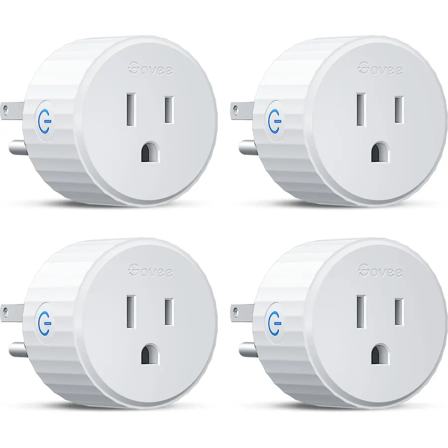 Govee Smart Plug, WiFi Outlet Compatible with Alexa and Google Assistant, 4 pcs