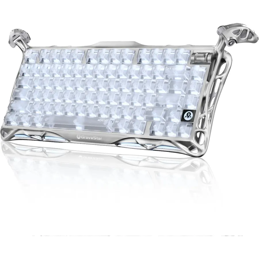 GravaStar Mercury K1 Pro 75% Wireless Mechanical Gaming Keyboard, Hot-Swap
