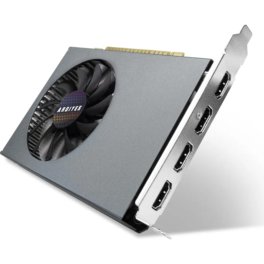 GT 730 4GB GDDR3 GPU 4X HDMI Graphics Card, 4 Independent Display Multi-Monitor Setup, 64-bit DDR3 Video Card for Computer PC ITX Single Slot PCI Express