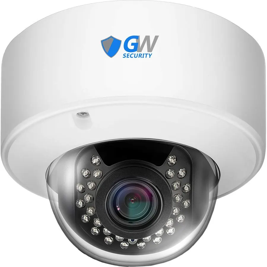 GW Security 4K 8MP Outdoor/Indoor 2.8-12mm Varifocal Lens PoE IP Microphone Dome Security Camera (GW8071MIC)