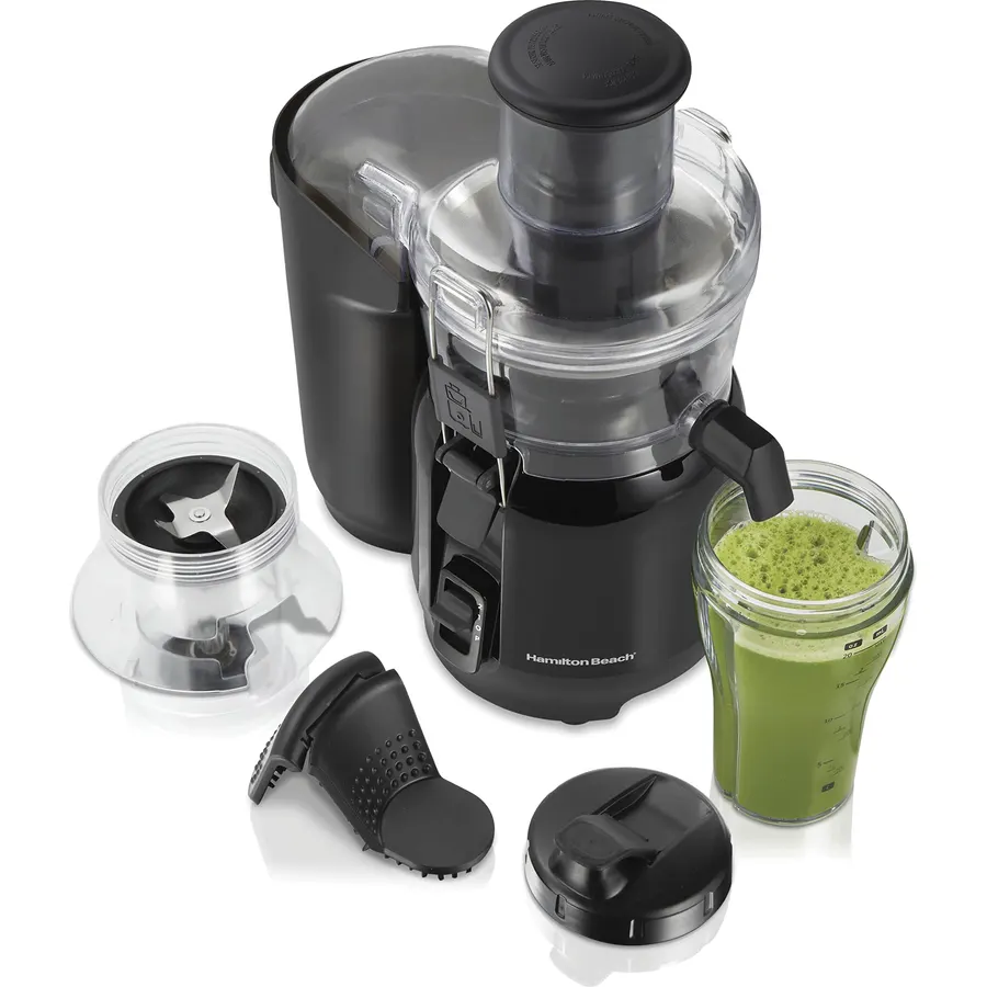 Hamilton Beach Juice & Blend 2-in-1 Juicer Machine and 20 oz. Blender