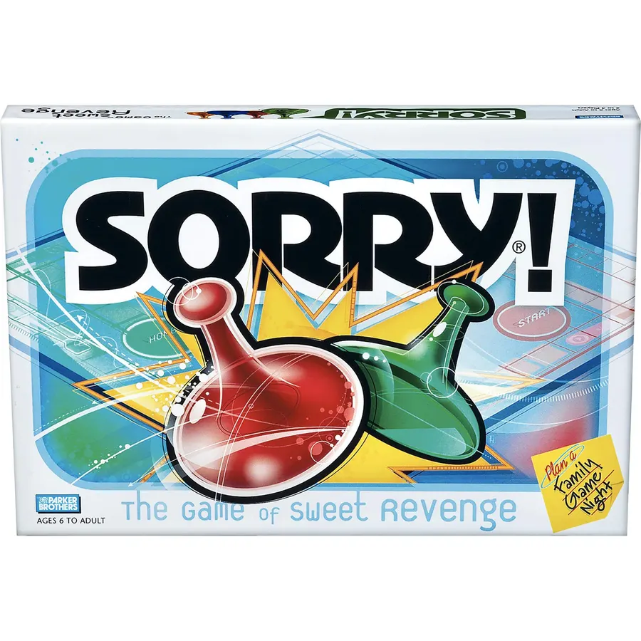 Hasbro Gaming Sorry! Family Board Games for Kids and Adults, 2 to 4 Players, Ages 6 and Up (Amazon Exclusive)