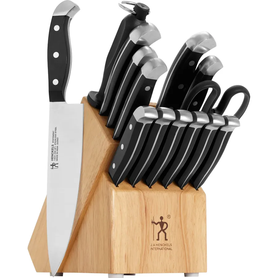 Henckels Statement 15-pc Knife Block Set with sharpener