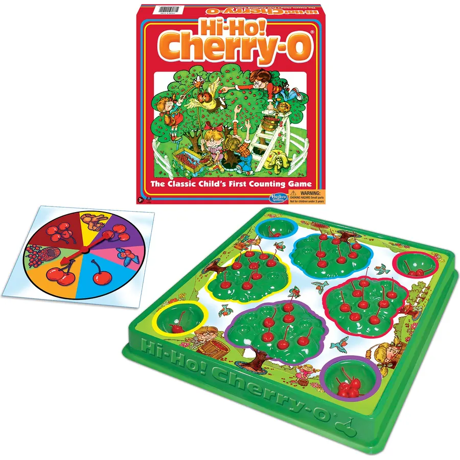 Hi-Ho Cherry-O, Classic Childrens Counting Game, by Winning Moves Games USA