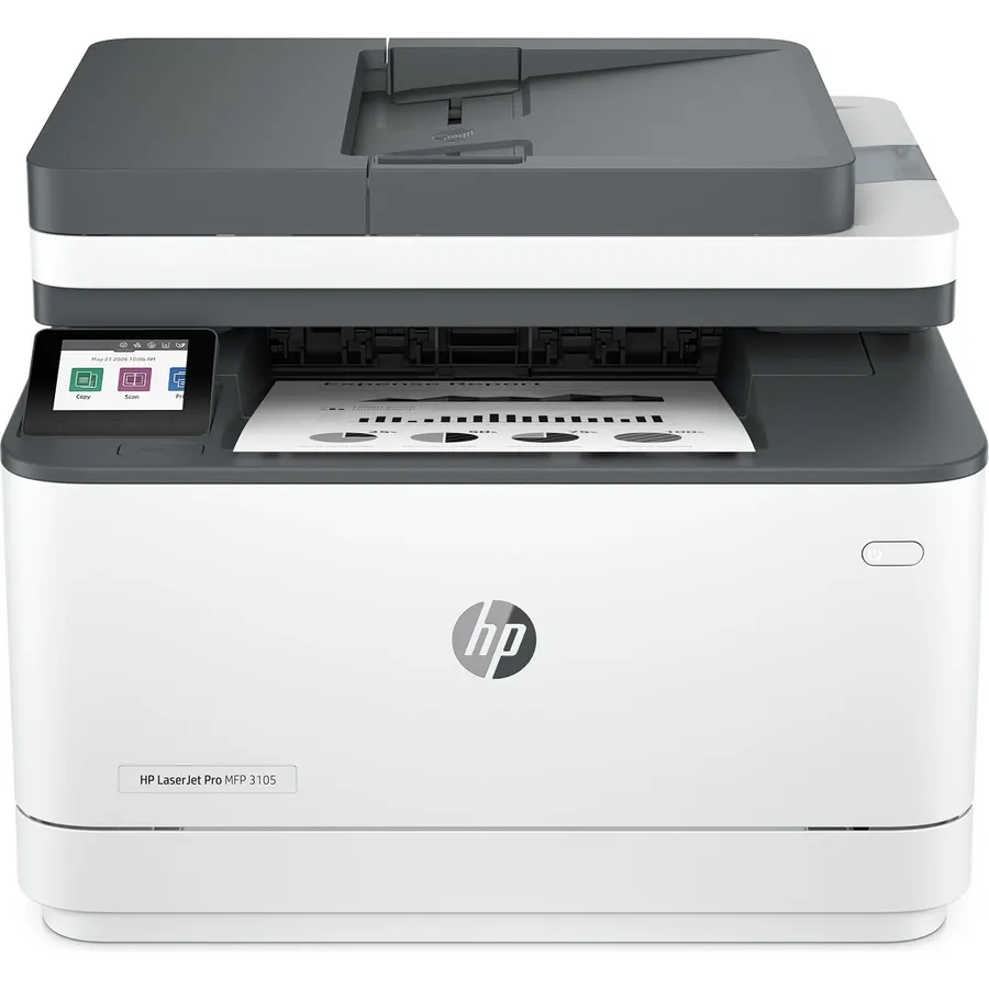 HP LaserJet Pro MFP 3105sdw Wireless Printer, Print, scan, Copy, Fast speeds, Easy Setup, Mobile Printing, Advanced Security, Best-for-Office, AI-Capable (3G646A)