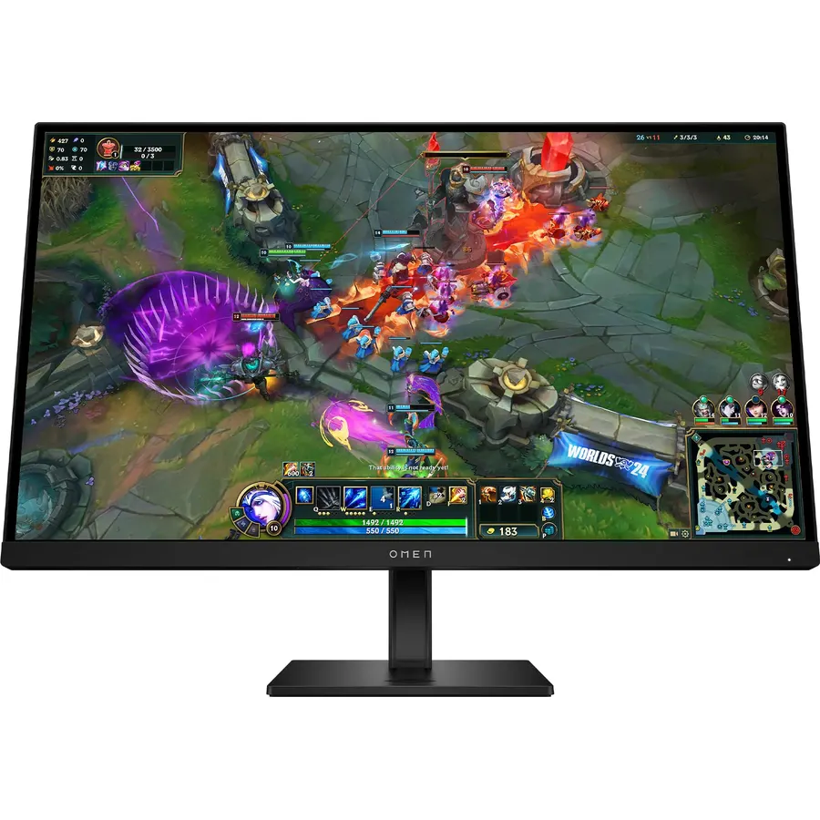 HP OMEN 27 inch QHD 280Hz Gaming Monitor, QHD Display (2560 x 1440), IPS Black Technology, VESA DisplayHDR 400, 1ms MPRT (with Overdrive), NVIDIA G-SYNC Compatible, Black, OMEN 27qs G2 (2026)