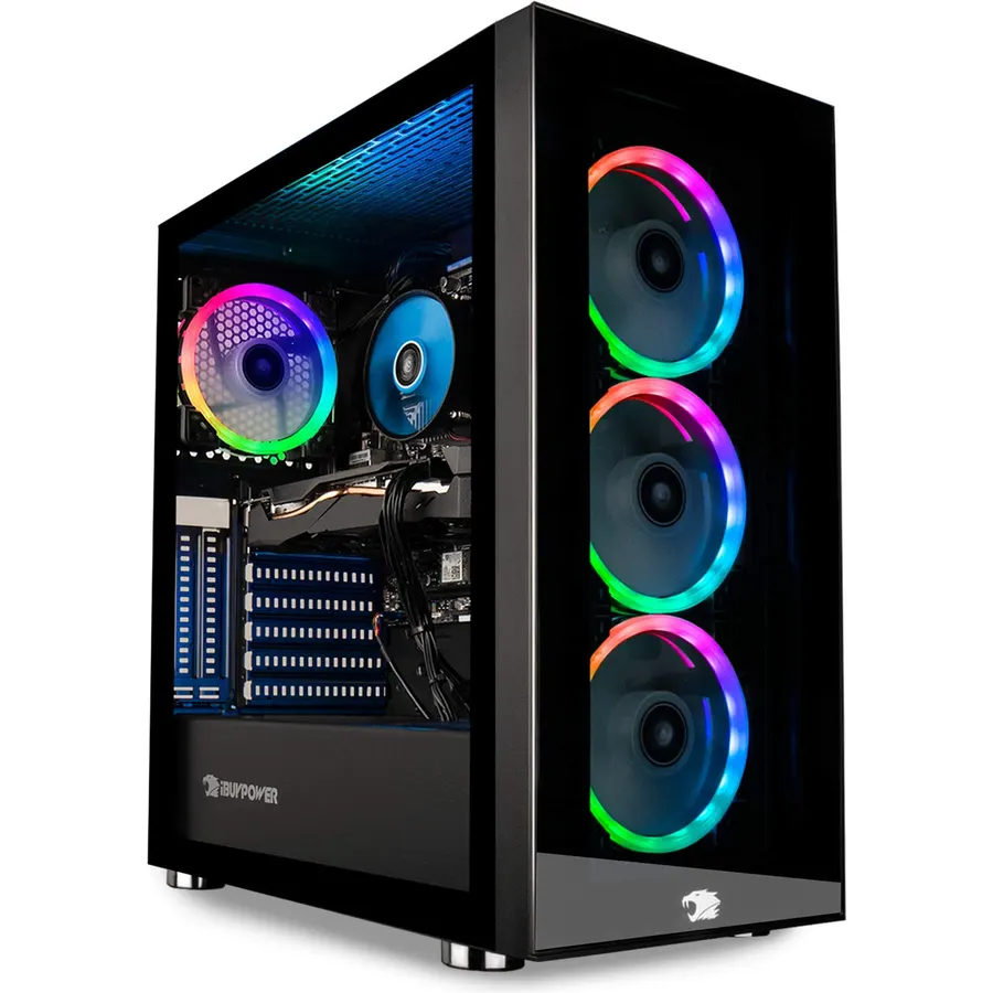iBUYPOWER Pro Gaming PC Computer Desktop Element MR 199i (Intel i7-11700F 2.5GHz, NVIDIA GTX 1660 Ti 6GB, 16GB DDR4 RAM, 240GB SSD, 1TB HDD, WiFi Ready, Windows 10 Home)