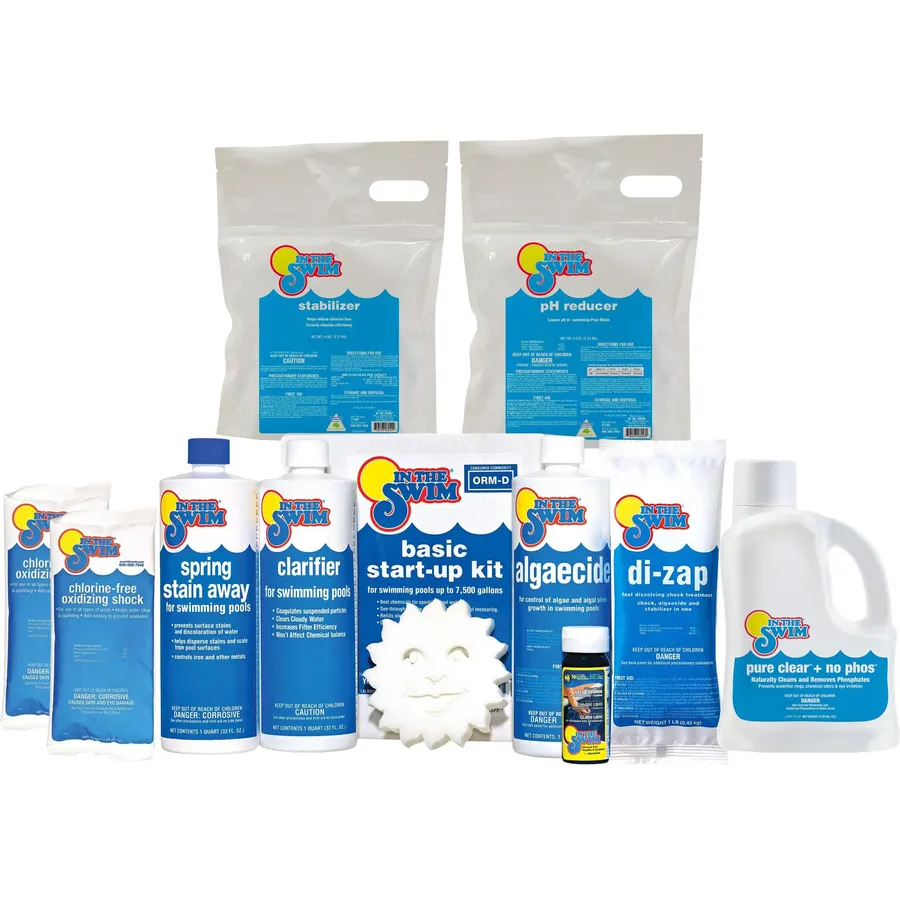 In The Swim Saltwater Pool Opening Kit - Salt Balance 35k Bundle