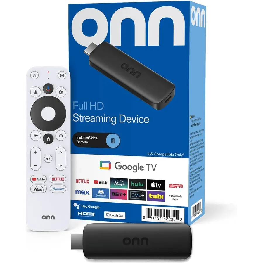 Full HD Streaming Device, Google TV - Fast Streaming, 8GB Storage, 1.5GB RAM, Remote with Voice Control