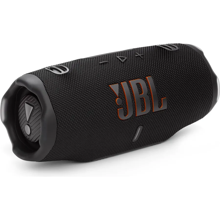 JBL Charge 6 Portable Bluetooth Speaker, Waterproof, Drop-Proof - Black