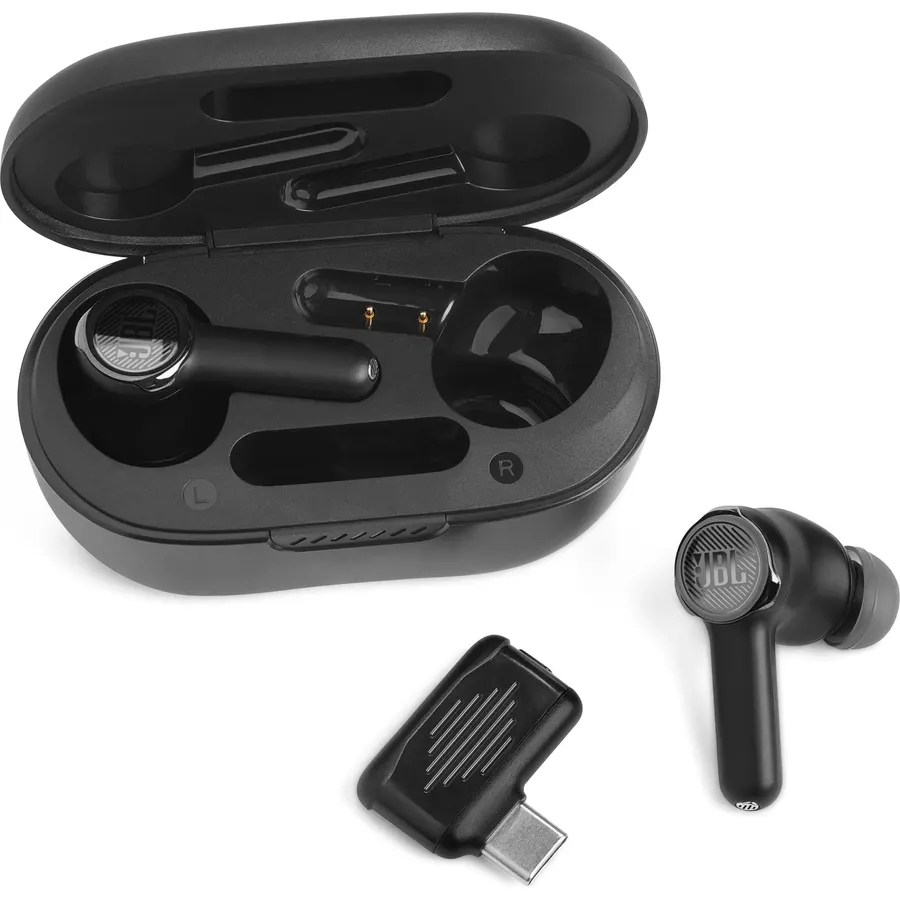 JBL Quantum TWS - Cancelling Gaming Earbuds - Black