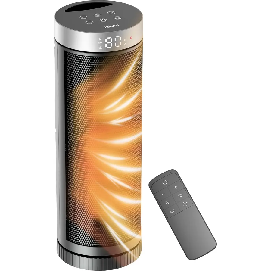 JIBUFI 17 Inches Space Heaters for Indoor Use, 1500W Electric Heaters