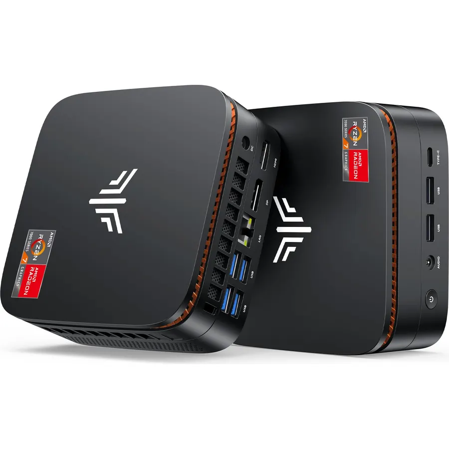 KAMRUI Mini PC Ryzen 7 7735HS 16GB LPDDR5 RAM 512GB SSD (8C/16T, 4.75GHz)