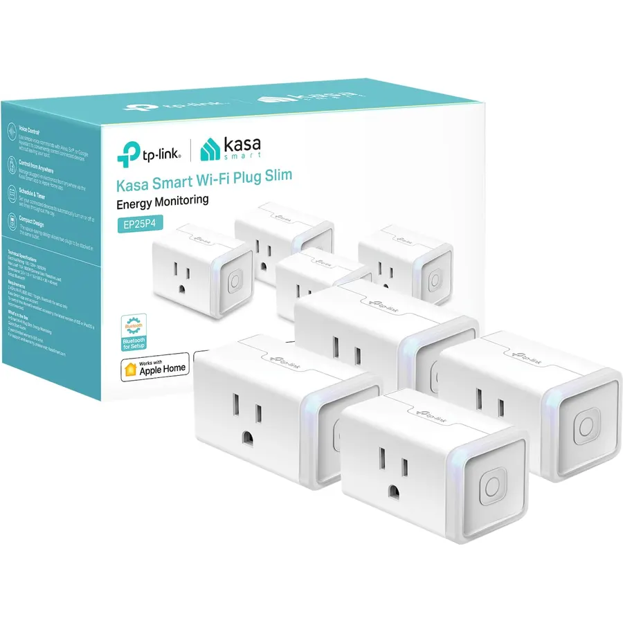 Kasa Smart Plug Mini 15A, EP25P4, Apple HomeKit Supported