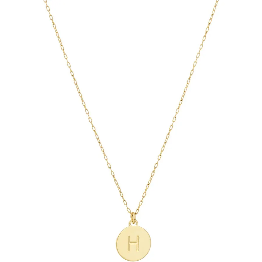 kate spade new york Gold Initial Mini Pendant