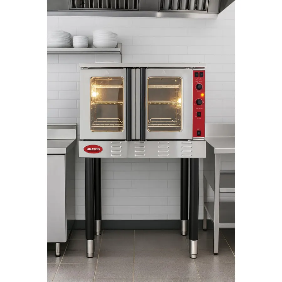 Kratos 29Y-057 Single Deck Full Size Electric Convection Oven 240V, 1 Phase