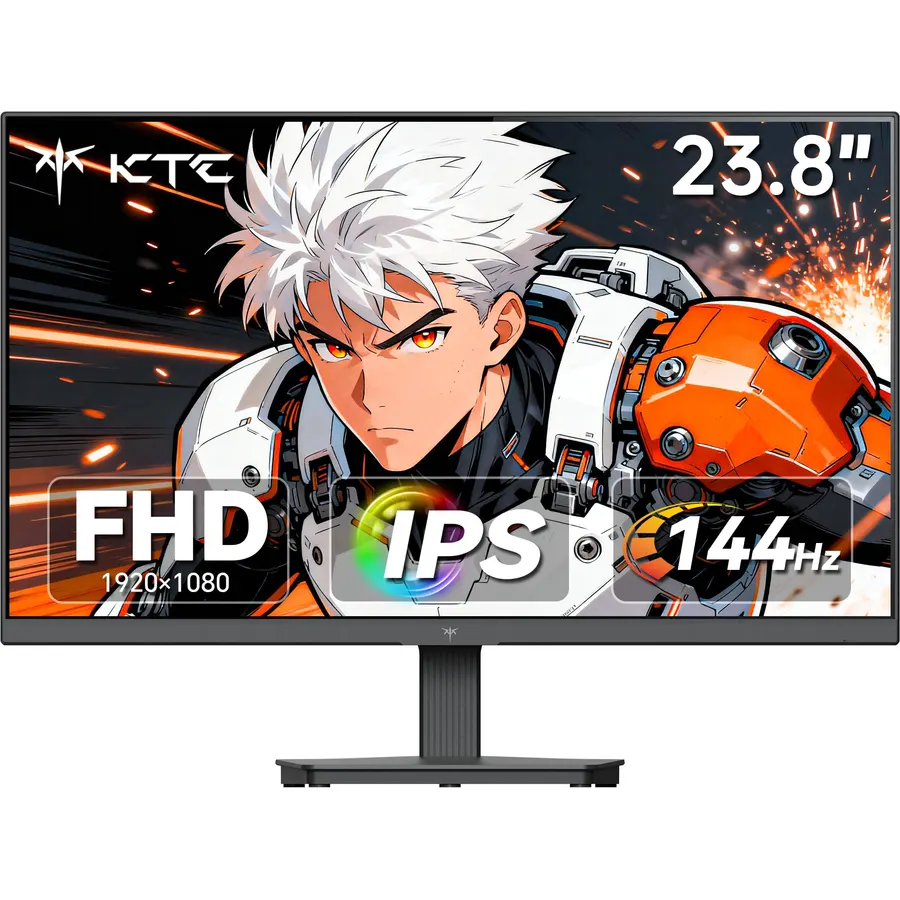 KTC 24 Inch Computer Monitor 144Hz, 1080P Gaming Monitor IPS Panel, H24B9S