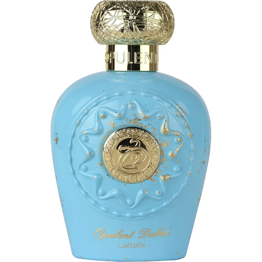 Lattafa Opulent Dubai - Citrus, Fruity, Floral, Woody - Eau de Parfum Long-Lasting Fragrance for Unisex, 3.4 Oz
