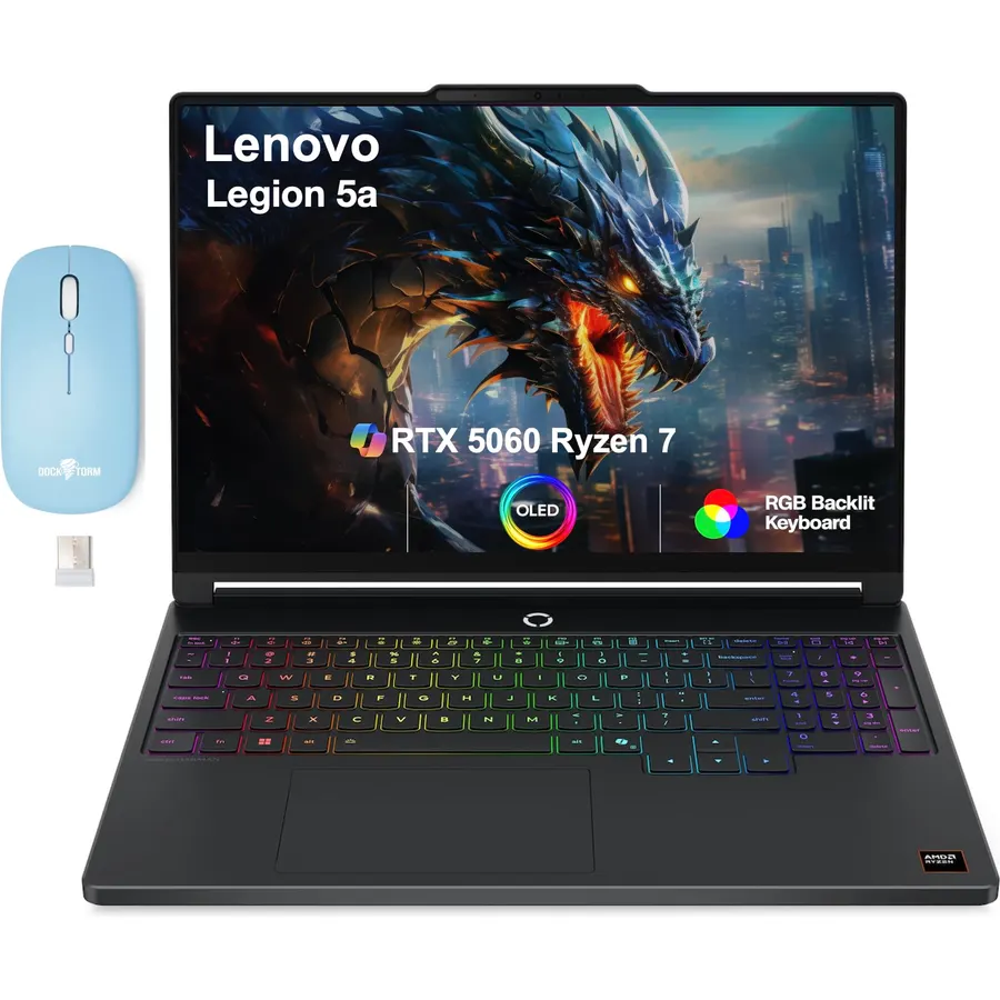 Lenovo Legion 5a Gaming Laptop 15.3" 165Hz OLED WQXGA Display (16GB DDR5)