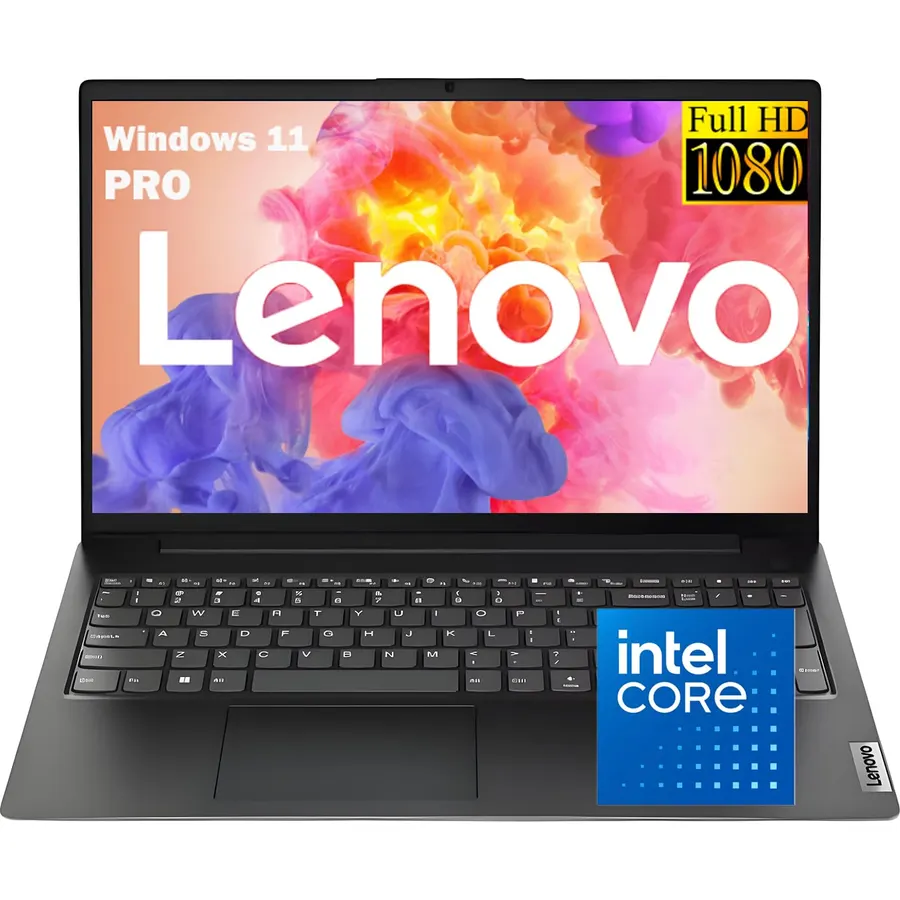Lenovo 2026/2027 Latest Business Laptop with MS 365 for the Web, Intel Powerful Processor, 16GB DDR5 RAM, 756GB SSD Storage (500GB External), 15.6" FHD Display, Dolby Audio, HDMI, RJ-45,Windows 11 Pro