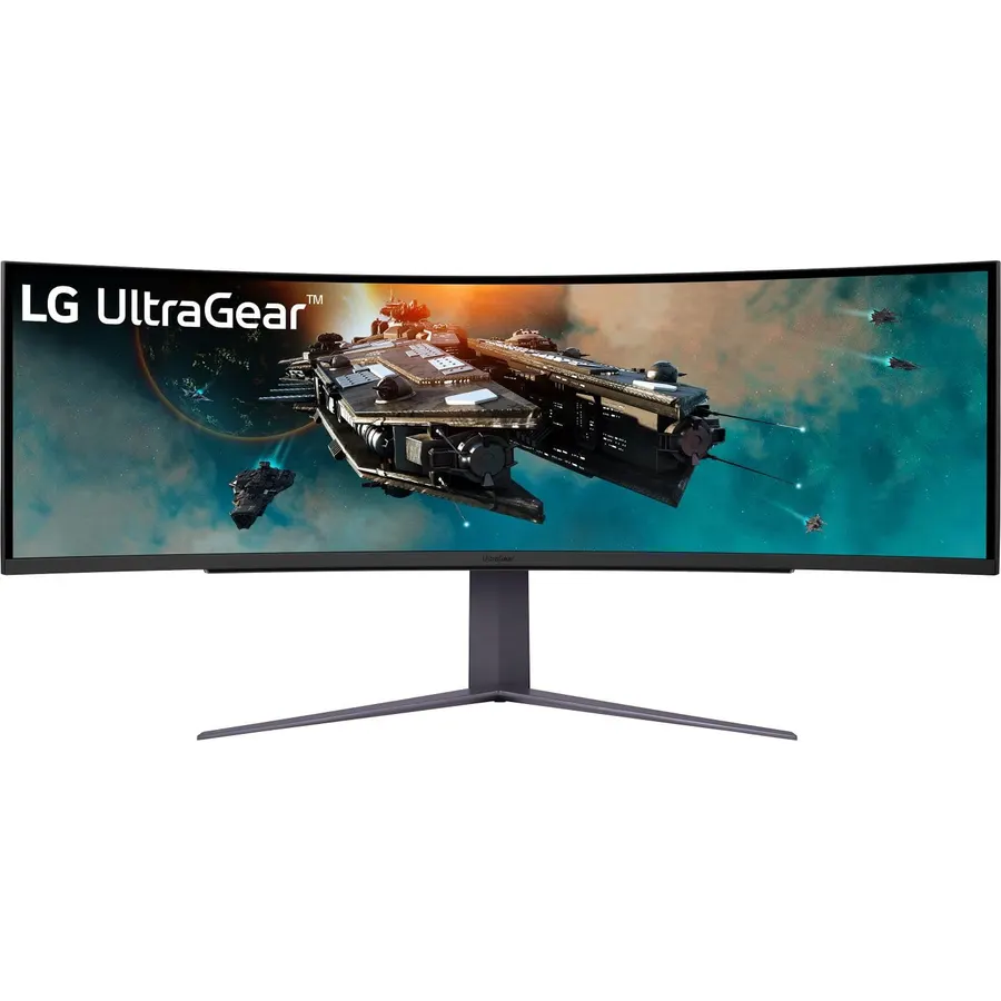 LG 49-inch Ultragear DQHD (5120x1440) Curved Gaming Monitor 49GR85DC, 240Hz, 1ms, DisplayHDR 1000, HDMI 2.1