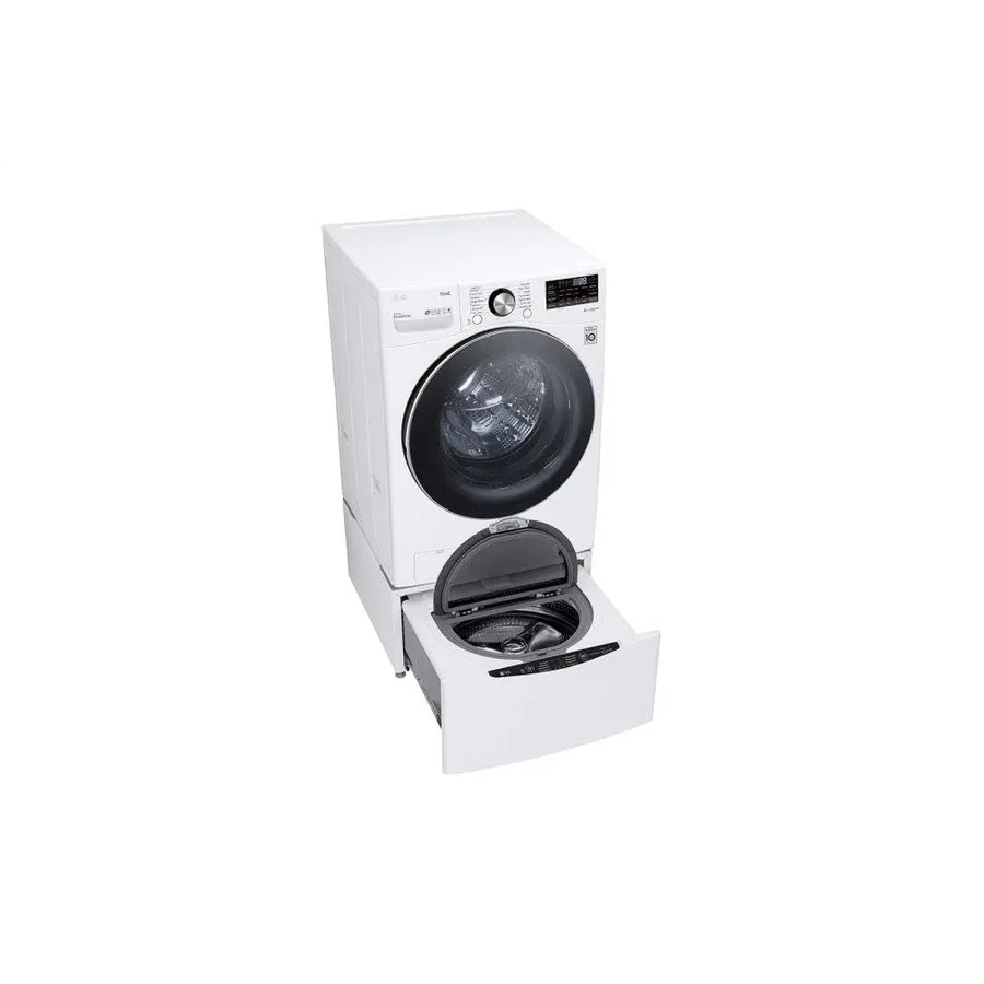 LG WM4200HWA 5.0 cu ft Front‑Load Washer, Steam Wash, Allergiene™ Cycle, Large Capacity, SmartThinQ® Wi‑Fi Enabled, White