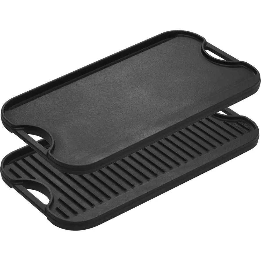 Lodge Pro-Grid Reversible Grill/Griddle, PFAS-Free, 20 x 10.5 Inches